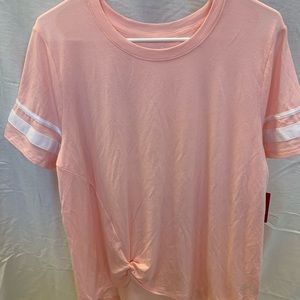 Twist front shirt